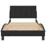 Bed frame with black velvet headboard 100x200 cm by , Beds and slatted bases - Ref: Foro24-3207833, Price: 137,25 €, Discount: %