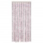 Cortina antimoscas chenilla gris plateado y rosa 100x230 cm de , Mosquiteras para ventanas - Ref: Foro24-377366, Precio: 62,4...