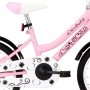 Children's bicycle with front luggage rack 16" white and pink by vidaXL, bikes - Ref: Foro24-92195, Price: 201,99 €, Discount: %