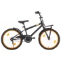 Kinderfahrrad und Frontgepäckträger 20" schwarz und orange von vidaXL, Fahrräder - Ref: Foro24-92192, Preis: 256,99 €, Rabatt: %