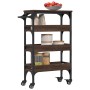 Oak brown engineered wood kitchen cart 53x20x76 cm by , Kitchen and dining carts - Ref: Foro24-842355, Price: 53,11 €, Discou...