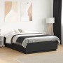 Bed frame with LED lights black engineered wood 120x190cm by , Beds and slatted bases - Ref: Foro24-3209654, Price: 156,78 €,...