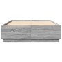 Estructura de cama madera de ingeniería gris Sonoma 140x200 cm de , Camas y somieres - Ref: Foro24-3209707, Precio: 148,66 €,...