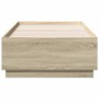 Estructura de cama madera de ingeniería roble Sonoma 90x190 cm de , Camas y somieres - Ref: Foro24-3209753, Precio: 105,61 €,...