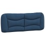 Estructura de cama con luces LED tela azul 120x200 cm de , Camas y somieres - Ref: Foro24-3213696, Precio: 225,51 €, Descuent...