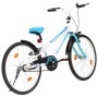 24-Zoll-blau-weißes Jungenfahrrad von vidaXL, Fahrräder - Ref: Foro24-92184, Preis: 281,37 €, Rabatt: %