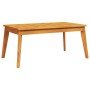 Garden dining table solid acacia wood 100x55x45 cm by , Garden tables - Ref: Foro24-366383, Price: 82,70 €, Discount: %