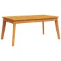 Garden dining table solid acacia wood 100x55x45 cm by , Garden tables - Ref: Foro24-366383, Price: 82,70 €, Discount: %