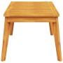 Garden dining table solid acacia wood 100x55x45 cm by , Garden tables - Ref: Foro24-366383, Price: 82,70 €, Discount: %