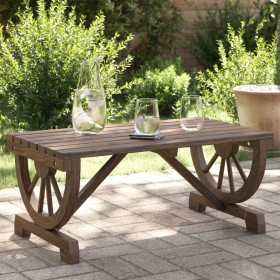 Mesa de centro de jardín madera maciza abeto 90x50x40 cm de , Mesas de jardín - Ref: Foro24-365108, Precio: 89,99 €, Descuent...