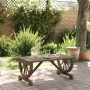 Solid fir wood garden coffee table 90x50x40 cm by , Garden tables - Ref: Foro24-365108, Price: 89,25 €, Discount: %