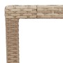 Garden table beige PE rattan and acacia wood 190x90x75 cm by , Garden tables - Ref: Foro24-368130, Price: 184,31 €, Discount: %