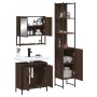 Set de muebles baño 3 pzas madera contrachapada roble marrón de , Muebles de baño - Ref: Foro24-3214684, Precio: 175,79 €, De...