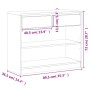 SAUDA Konsolentisch aus massivem Eichenkiefernholz 89,5 x 36,5 x 73 cm von , Konsolentische - Ref: Foro24-377599, Preis: 111,...