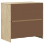 Aparador SAUDA madera maciza pino roble 80x43x75,5 cm de , Aparadores - Ref: Foro24-377600, Precio: 131,89 €, Descuento: %