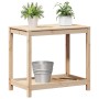 Pflanztisch mit Ablage aus massivem Kiefernholz 82,5x50x75 cm von , Topfständer - Ref: Foro24-832397, Preis: 52,07 €, Rabatt: %