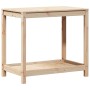 Planting table with shelf solid pine wood 82.5x50x75 cm by , Pot stands - Ref: Foro24-832397, Price: 52,07 €, Discount: %