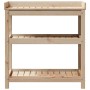 Planting table with pine wood shelves 82.5x45x86.5 cm by , Pot stands - Ref: Foro24-832432, Price: 74,81 €, Discount: %