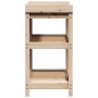 Planting table with pine wood shelves 82.5x45x86.5 cm by , Pot stands - Ref: Foro24-832432, Price: 74,81 €, Discount: %