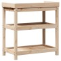 Mesa de plantación con estantes madera pino 82,5x45x86,5 cm de , Soportes para macetas - Ref: Foro24-832432, Precio: 74,81 €,...