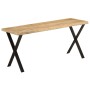 Bench with natural edge in solid mango wood 105 cm by , Banks - Ref: Foro24-372759, Price: 95,97 €, Discount: %