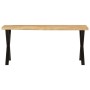 Bench with natural edge in solid mango wood 105 cm by , Banks - Ref: Foro24-372759, Price: 95,97 €, Discount: %