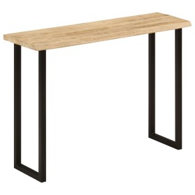 Console table with natural edge solid mango wood 105x33x76 cm by , console tables - Ref: Foro24-372765, Price: 127,99 €, Disc...