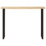 Console table with natural edge solid mango wood 105x33x76 cm by , console tables - Ref: Foro24-372765, Price: 127,97 €, Disc...