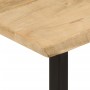 Console table with natural edge solid mango wood 105x33x76 cm by , console tables - Ref: Foro24-372765, Price: 127,97 €, Disc...