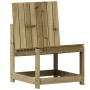 Silla de jardín madera de pino impregnada 50,5x55x77 cm de , Sofás modulares de exterior - Ref: Foro24-832619, Precio: 48,99 ...