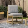 Impregnated pine wood garden chair 50.5x55x77 cm by , Modular outdoor sofas - Ref: Foro24-832619, Price: 48,18 €, Discount: %