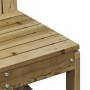 Impregnated pine wood garden chair 50.5x55x77 cm by , Modular outdoor sofas - Ref: Foro24-832619, Price: 48,18 €, Discount: %