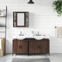 Bathroom furniture set 3 pieces brown oak plywood by , Bathroom furniture - Ref: Foro24-3214734, Price: 197,61 €, Discount: %