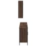 Set de muebles de baño 3 pzas madera contrachapada roble marrón de , Muebles de baño - Ref: Foro24-3214734, Precio: 197,61 €,...