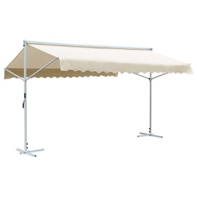 Cremefarbene freistehende Markise 500 x 300 cm von vidaXL, Sonnenschirme - Ref: Foro24-145883, Preis: 427,26 €, Rabatt: %