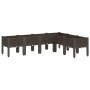 Planter with brown PP legs 160x120x42 cm by , Pots and planters - Ref: Foro24-367910, Price: 121,25 €, Discount: %