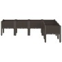 Planter with brown PP legs 160x120x42 cm by , Pots and planters - Ref: Foro24-367910, Price: 121,25 €, Discount: %