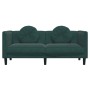 Dunkelgrünes 2-Sitzer-Sofa aus Samt mit Kissen von , Sofas - Ref: Foro24-372634, Preis: 272,99 €, Rabatt: %