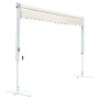 Cream free standing awning 500x300 cm by vidaXL, Umbrellas - Ref: Foro24-145883, Price: 427,99 €, Discount: %