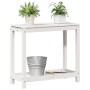 Planting table with white pine wood shelf 82.5x35x75 cm by , Pot stands - Ref: Foro24-832388, Price: 71,21 €, Discount: %