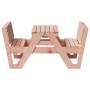 Douglas solid wood children's picnic table 88x122x58 cm by , Garden tables - Ref: Foro24-832604, Price: 108,33 €, Discount: %