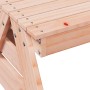 Douglas solid wood children's picnic table 88x122x58 cm by , Garden tables - Ref: Foro24-832604, Price: 108,33 €, Discount: %