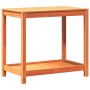 Planting table and shelf solid wood brown 82.5x50x75 cm by , Pot stands - Ref: Foro24-844631, Price: 61,94 €, Discount: %