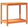 Planting table and shelf solid wood brown 82.5x50x75 cm by , Pot stands - Ref: Foro24-844631, Price: 61,96 €, Discount: %