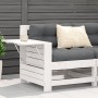 Gartensofa mit Beistelltisch aus weißem Kiefernholz mit Armlehnen von , Outdoor-Sofas - Ref: Foro24-844879, Preis: 71,85 €, R...