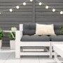 Gartensofa mit Beistelltisch aus weißem Kiefernholz mit Armlehnen von , Outdoor-Sofas - Ref: Foro24-844879, Preis: 71,85 €, R...