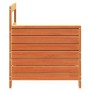 Garden sofa with brown pine wood armrests 69x62x70.5cm by , Outdoor sofas - Ref: Foro24-844885, Price: 68,75 €, Discount: %