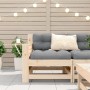 Garden sofa with armrests and cushion in solid pine wood by , Outdoor sofas - Ref: Foro24-844914, Price: 82,61 €, Discount: %