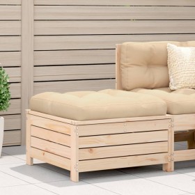 Garden stool solid pine wood 62x63.5x32 cm by , Outdoor sofas - Ref: Foro24-844898, Price: 62,99 €, Discount: %