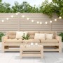 Gartenhocker aus massivem Kiefernholz 62x30x32 cm von , Outdoor-Sofas - Ref: Foro24-844893, Preis: 35,44 €, Rabatt: %